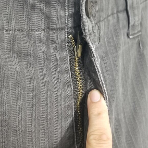 George Black Charcoal Faded 100% Cotton Denim Jean Shorts Pocket Size 34 - Picture 3 of 12